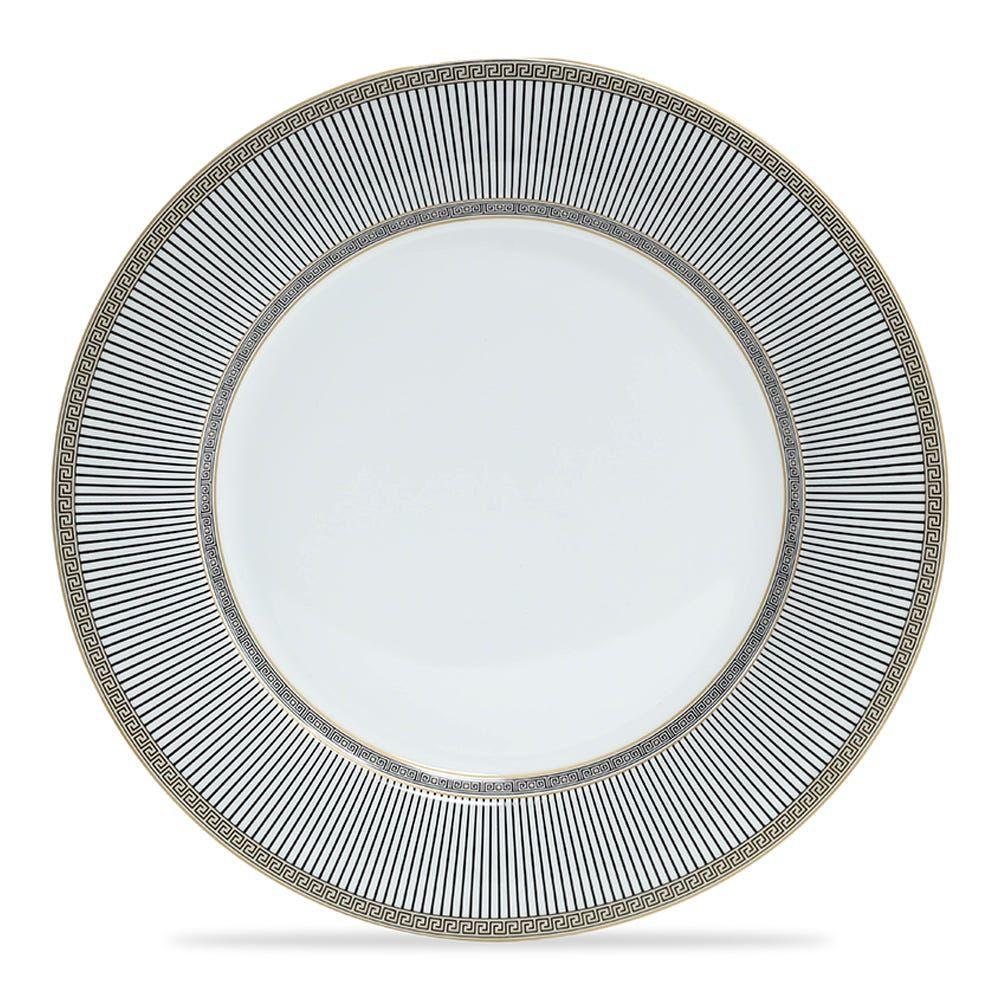 Palladium Dinner Plate, White & Blue - 26.5 Cm