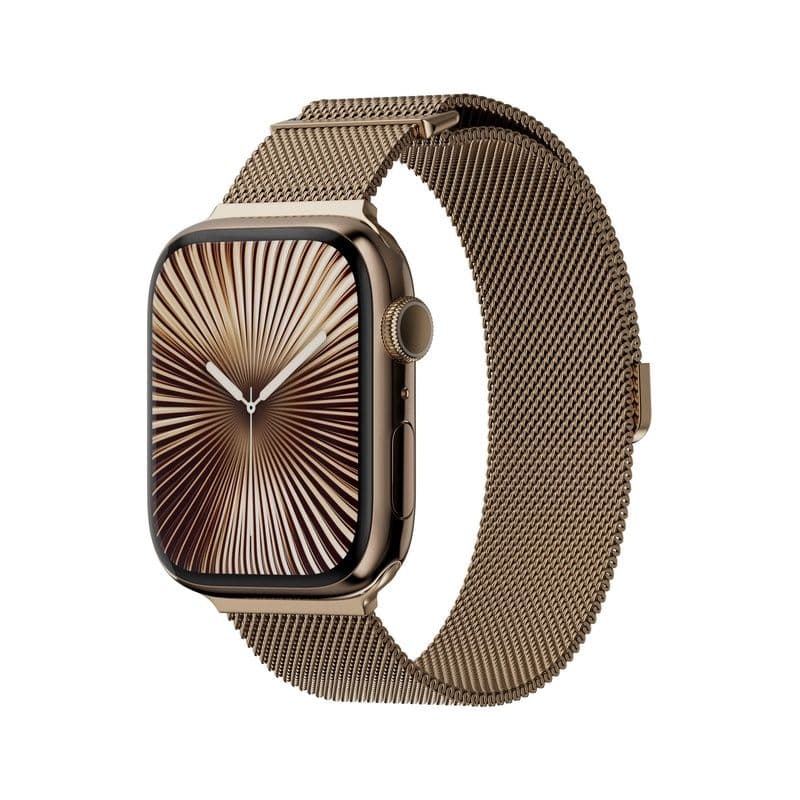 Mageasy Milanese Watch Loop For Apple Watch S4~S10 40/41/42Mm-Gold