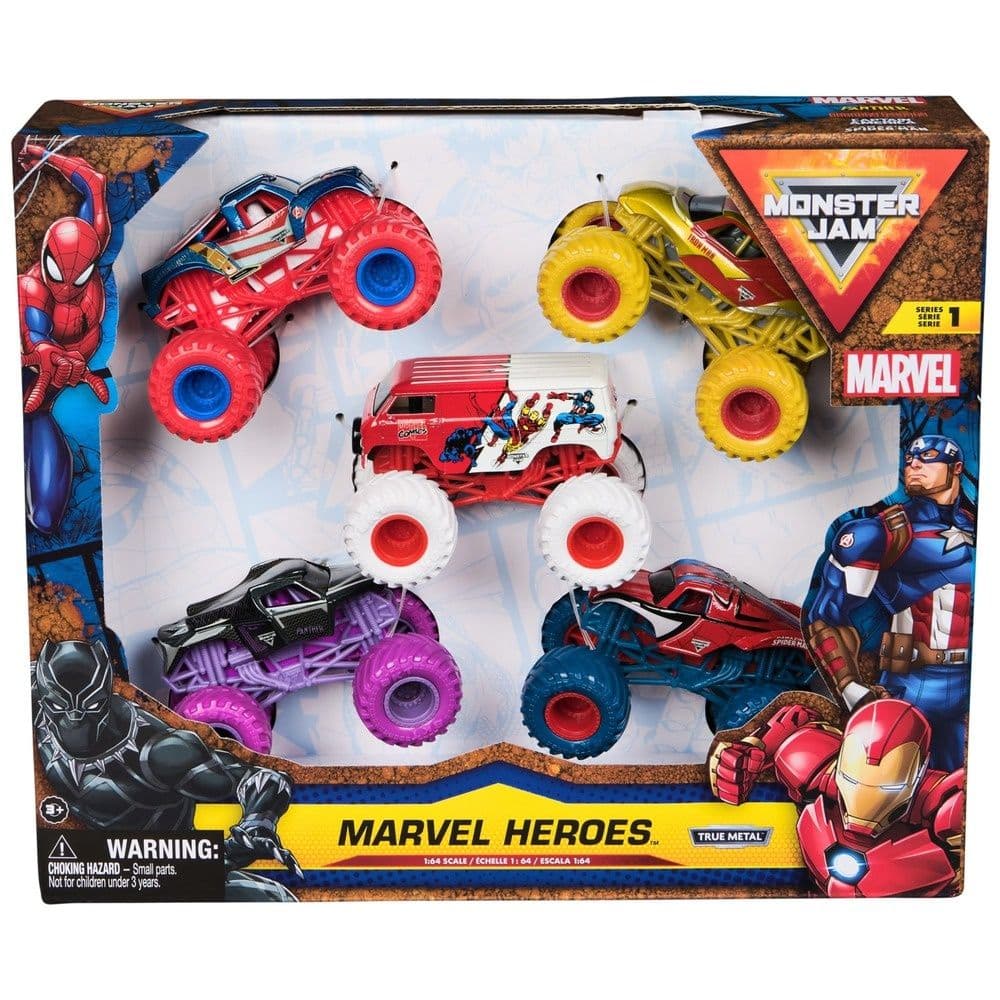 Monster Jam 6072344 Mini Marvel Vehicles 1:64