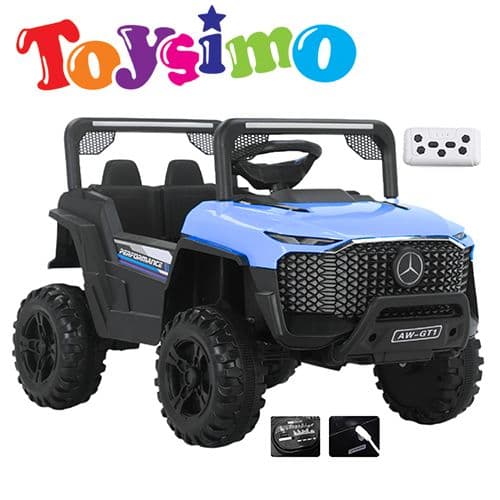 2X6V Blue Mercedes Rover Ride-On Jeep