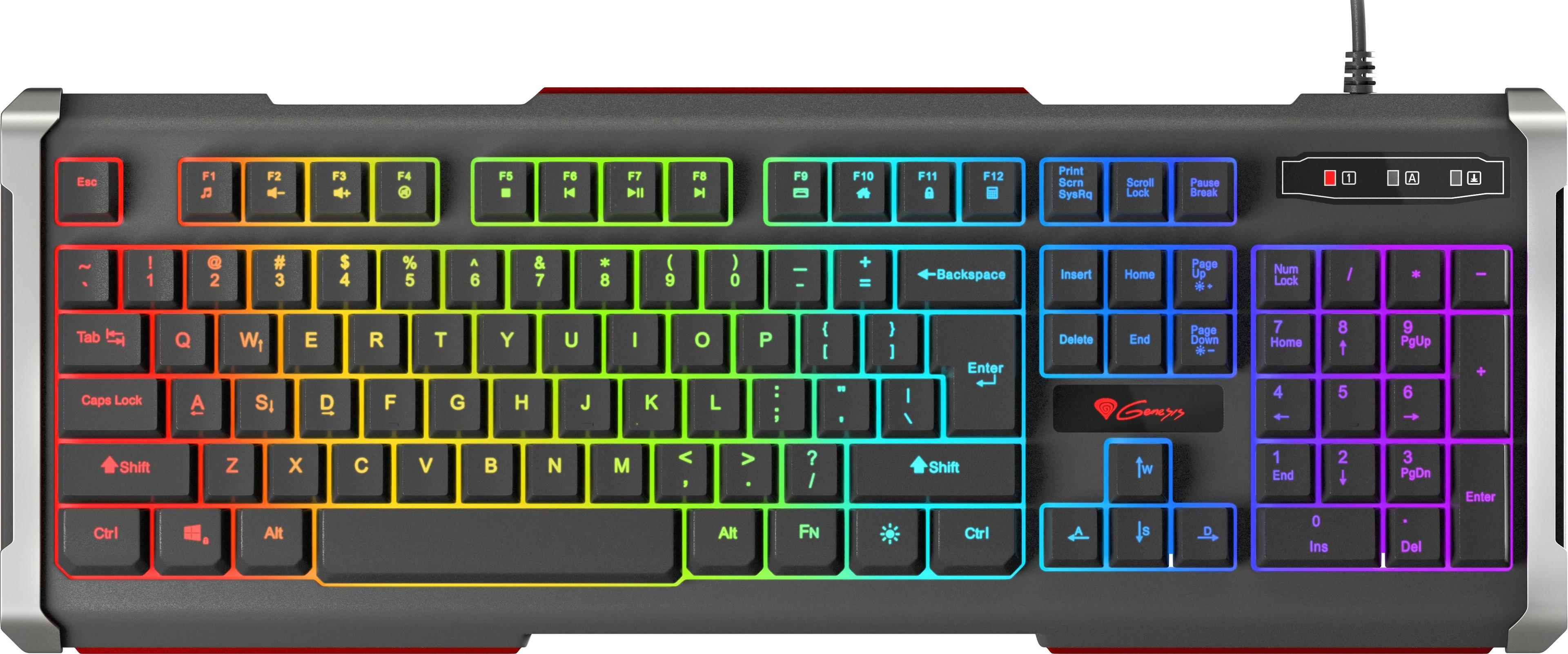 Genesis Rhod 400 Rgb Backlit Keyboard