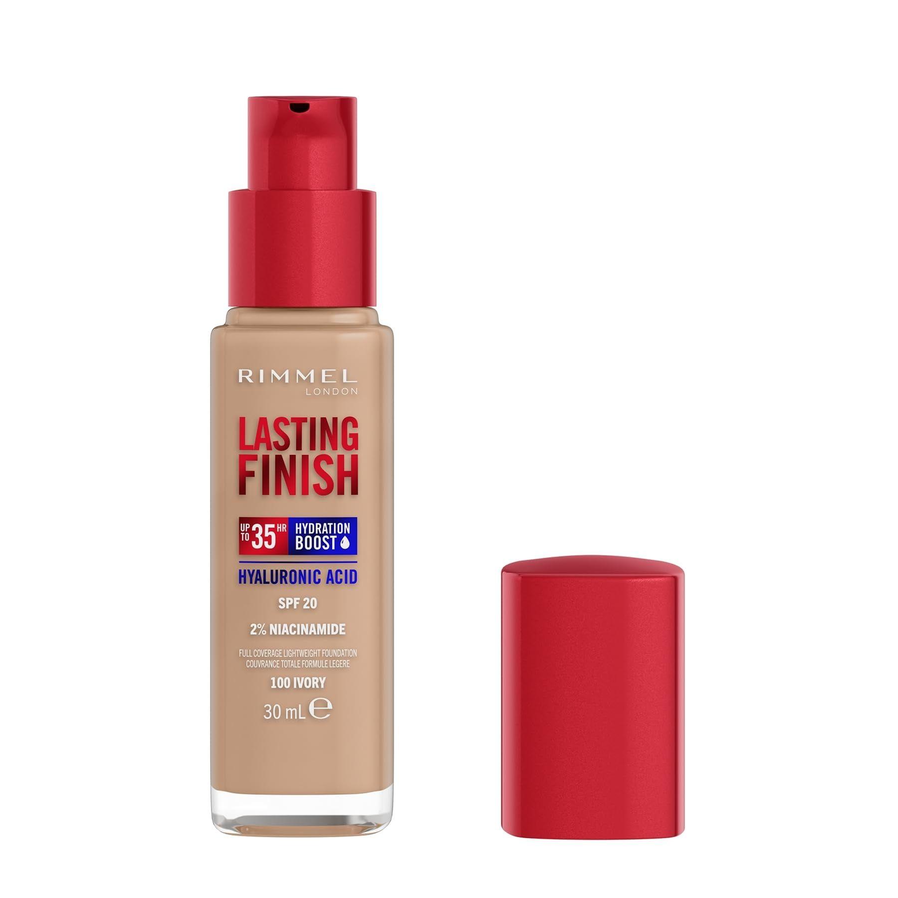 Rimmel London Lasting Finish 35 Hour Foundation 100 Ivory 30 Ml