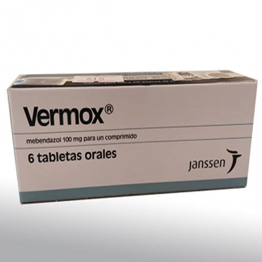 Vermox 100 Mg 6 Tablets