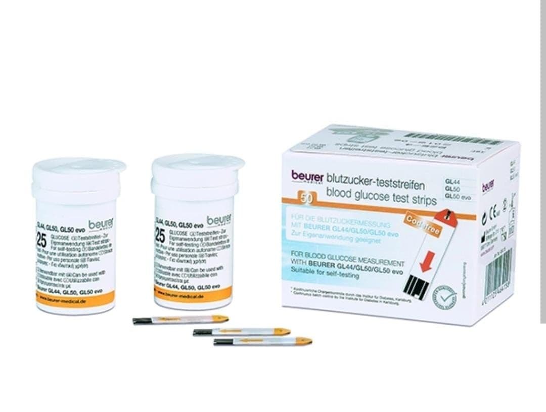 Beurer Gl 44/Gl 50 C/F Blood Glucose Stripes 50 S