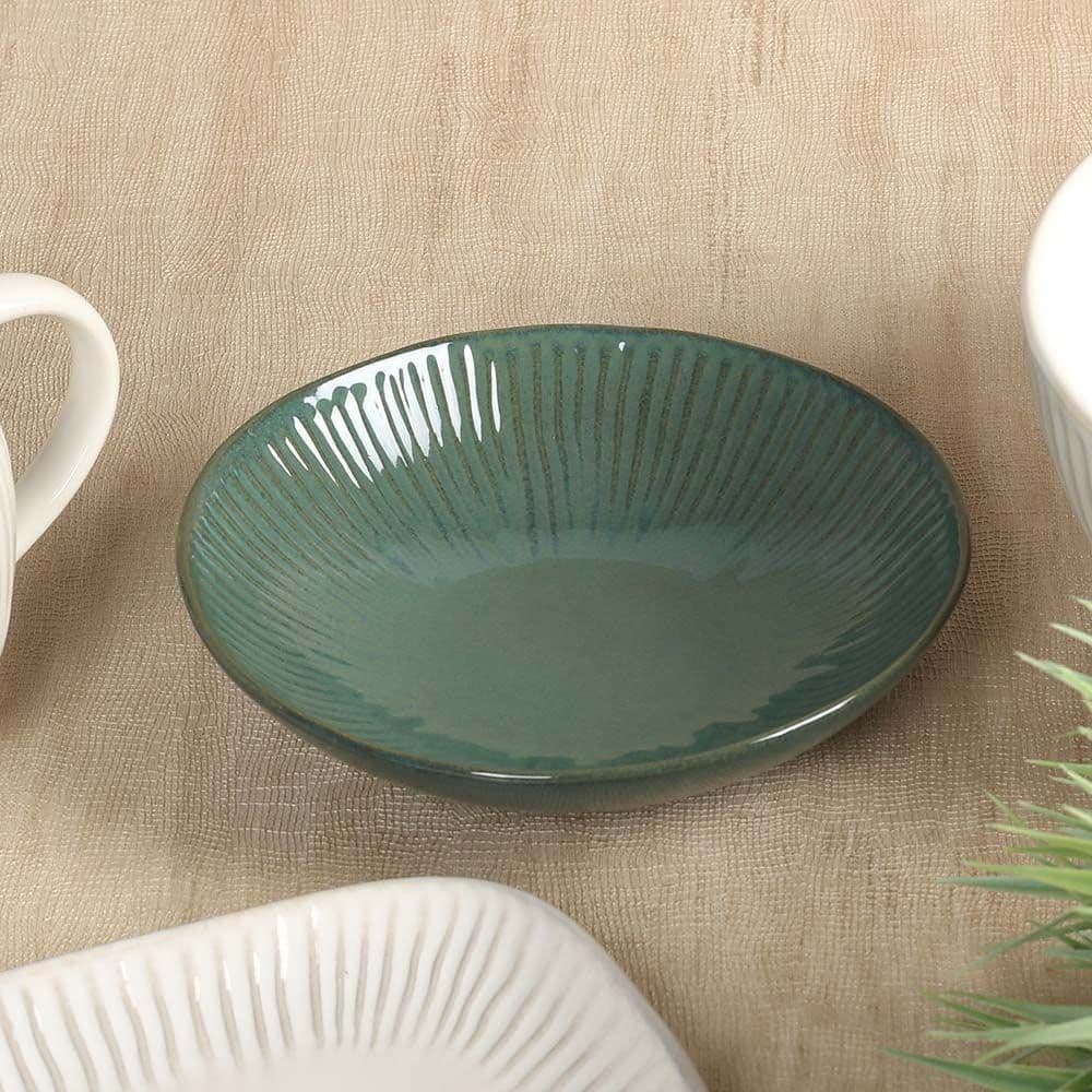 Gallery Soup Plate, Green Â€“ 20 Cms