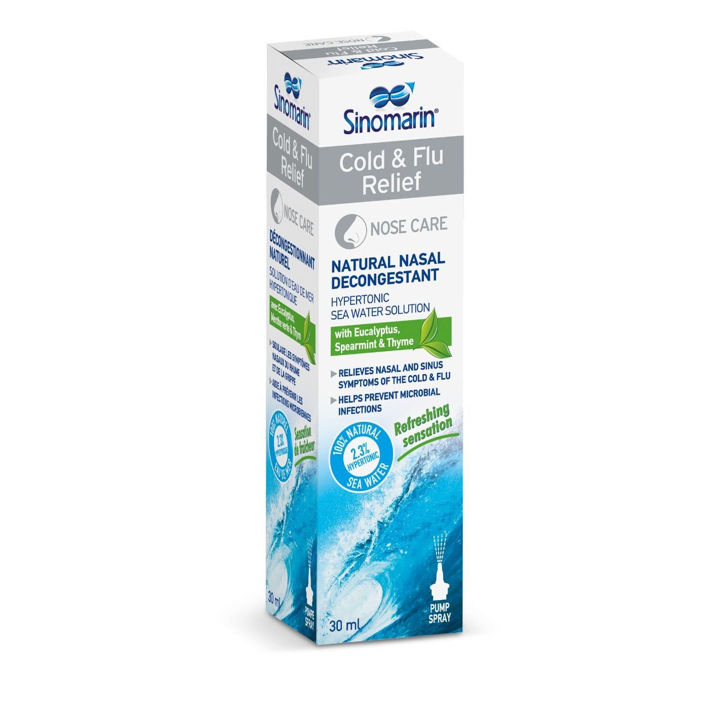 Sinomarin Cold And Flu Relief Nasal Spray  30 ML