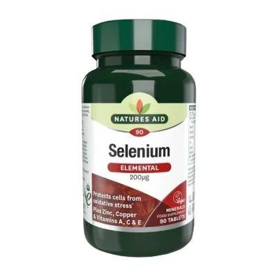 Nature'S Aid Selenium 200Mcg Elemental Tab 90'S