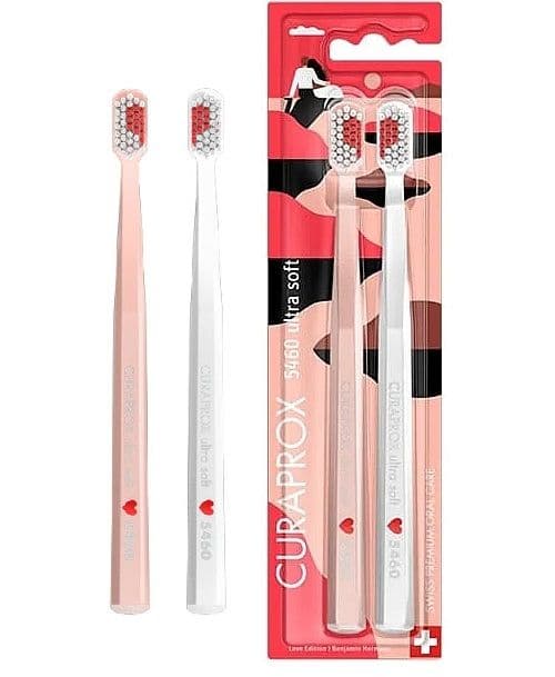 Curaprox Ultra Soft Toothbrush 5460 Love Edition 2 Pcs Pack