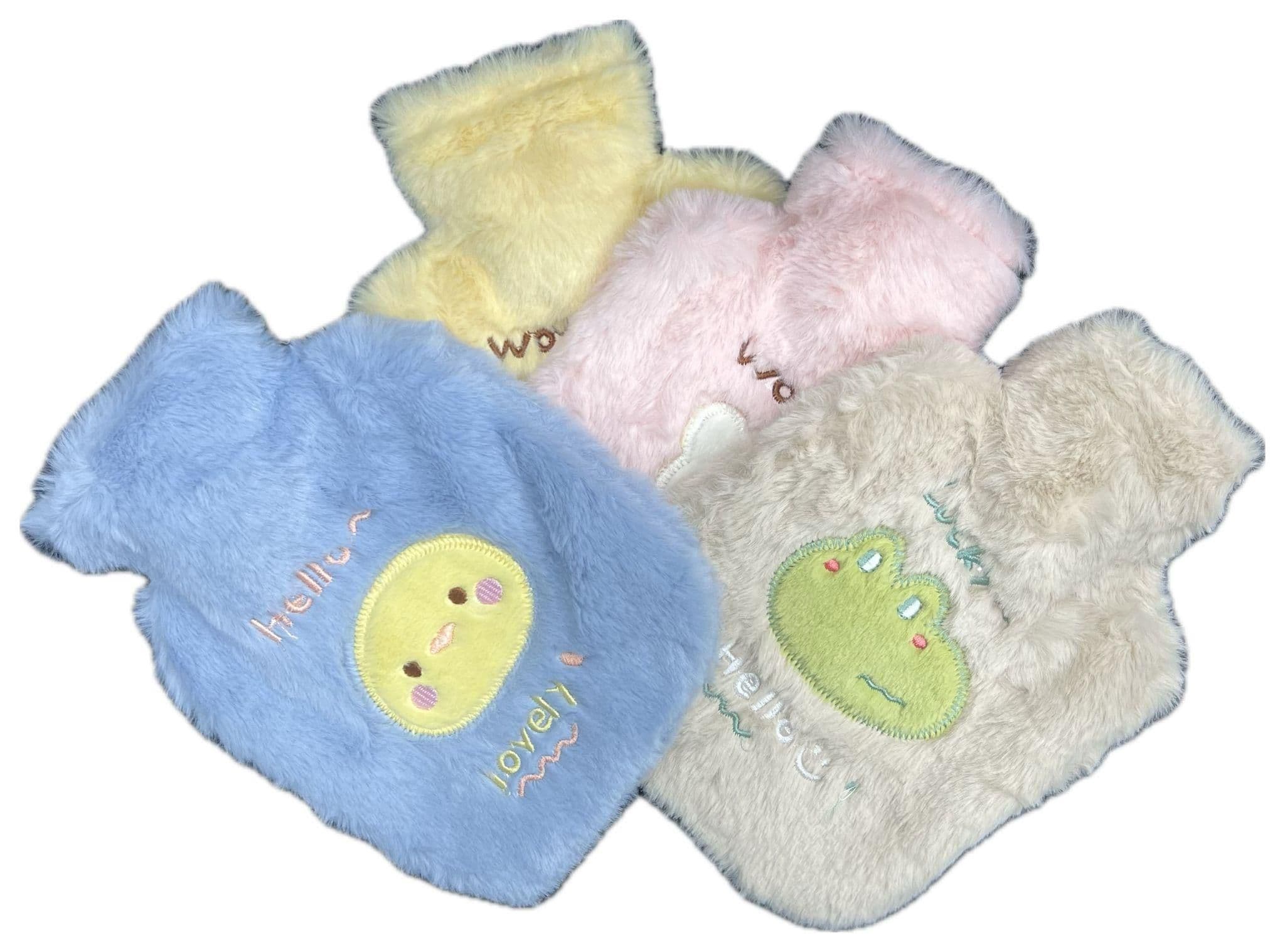 Mini Good Hot Water Bag With Fluffy Cover Assorted Clours 500 Ml