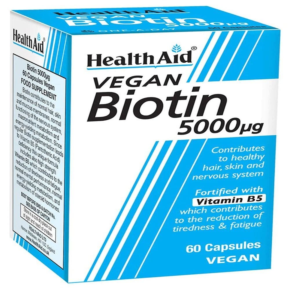 Health Aid Biotin 5000 Mg 60 Cap