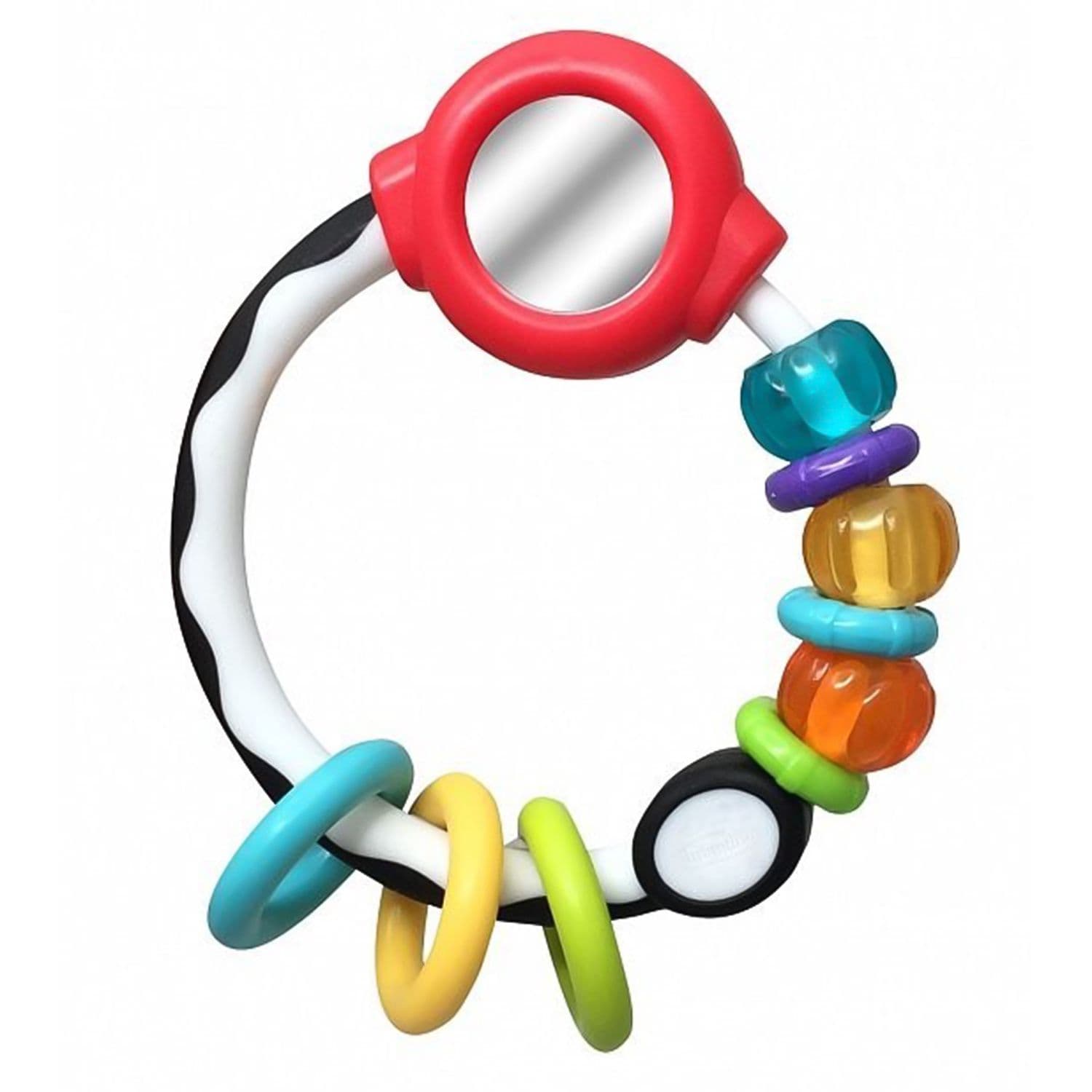 Infantino Shake & Spin Rattling Ring (Colors May Vary)