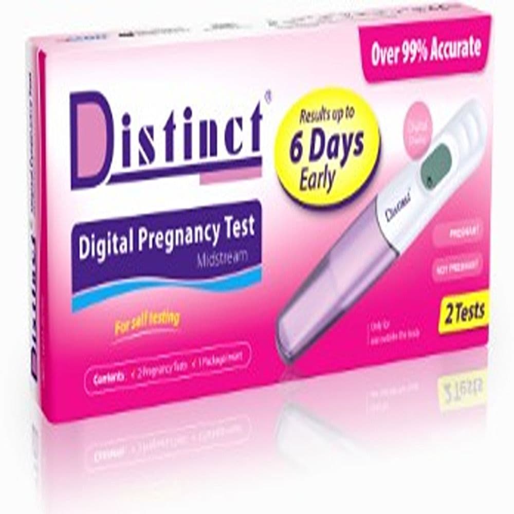 Distinct Digital Pregnancy Test Midstream 2 Test