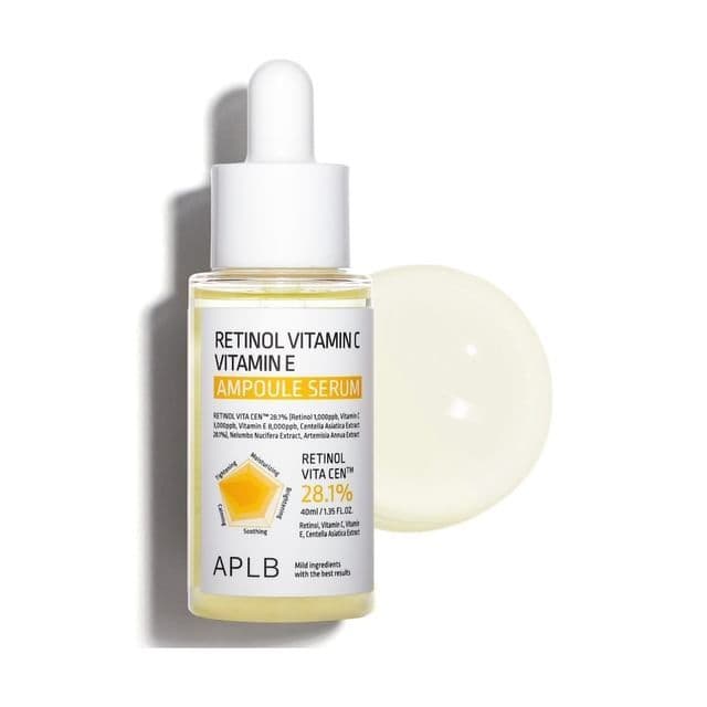 Aplb Retinol Vitamin C Vitamin E Ampoule Serum 40Ml