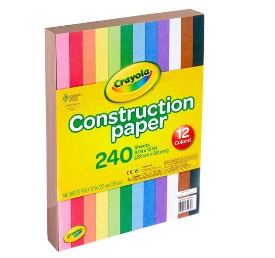 Crayola 240 Ct Construction Paper