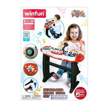 Winfun Keyboard Rock Star Set-Black