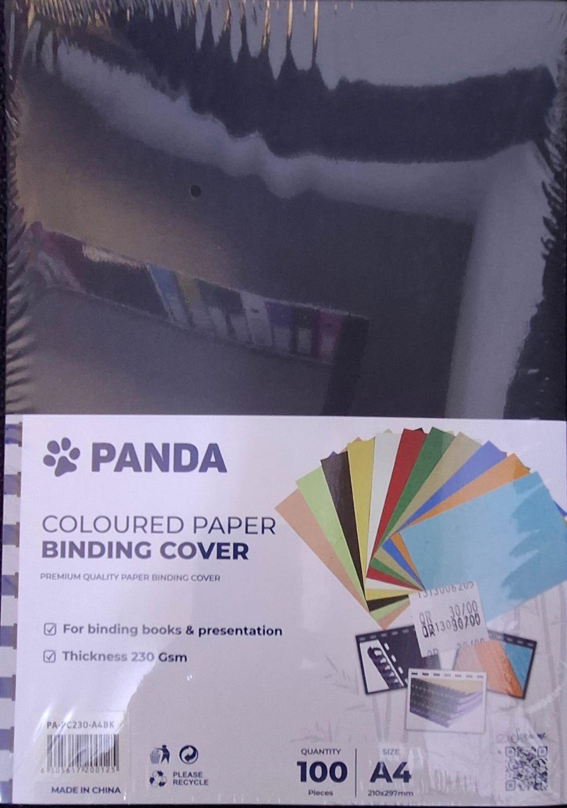 Panda Paper Binding Cover A4, 100 Pieces