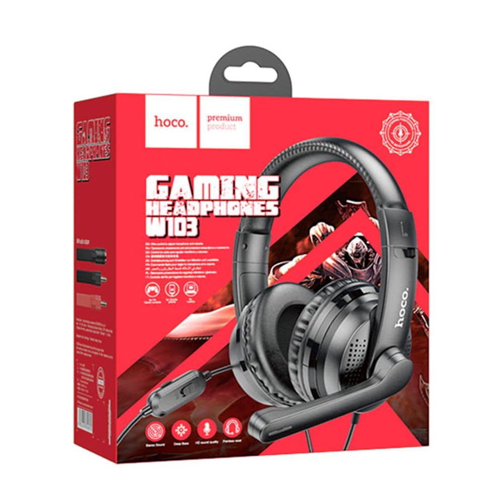 Hoco W103 Gaming Headset For Pc, Laptop Stereo Surround Sound, With Microphone