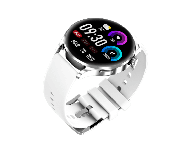 Galaxy Ocean Fw17 Pro 1.32 Inch Smart Watch - Silver