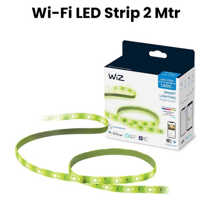 Signify Wiz 929002526417 Wi-Fi Led Strip Starter Kit 2M 1600Lm Green