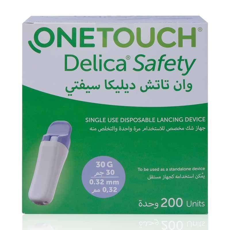 One Touch Delica Safety Lancet 200'S