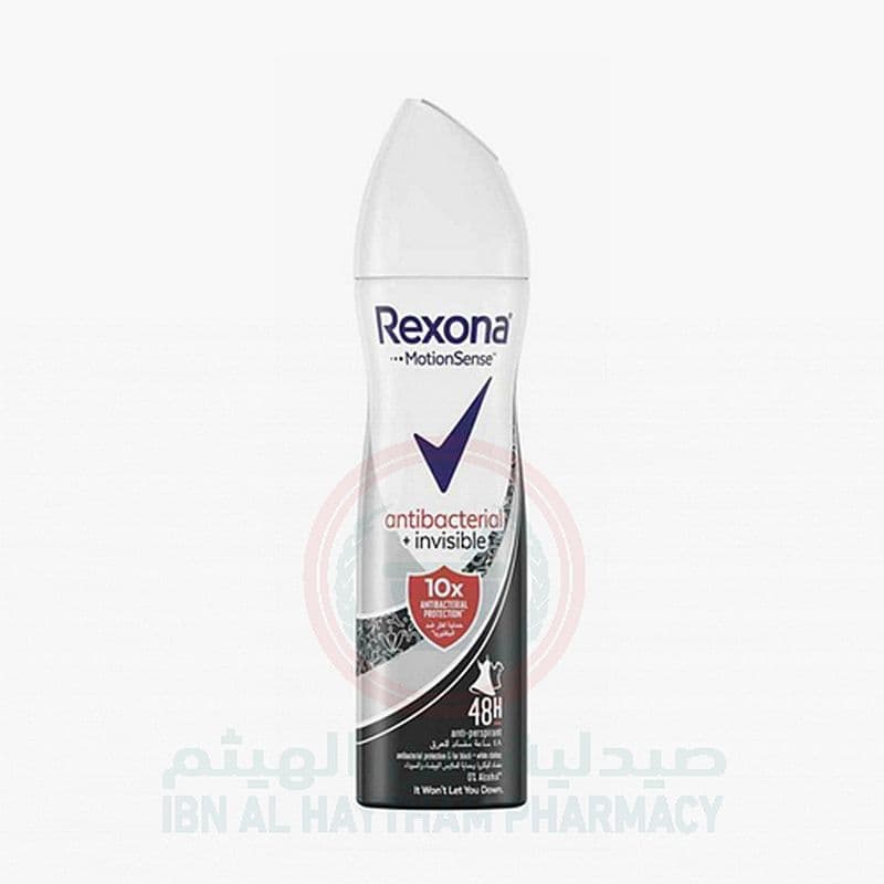 Rexona Deo Aerosol Antibacterial + Invisible Women 150Ml