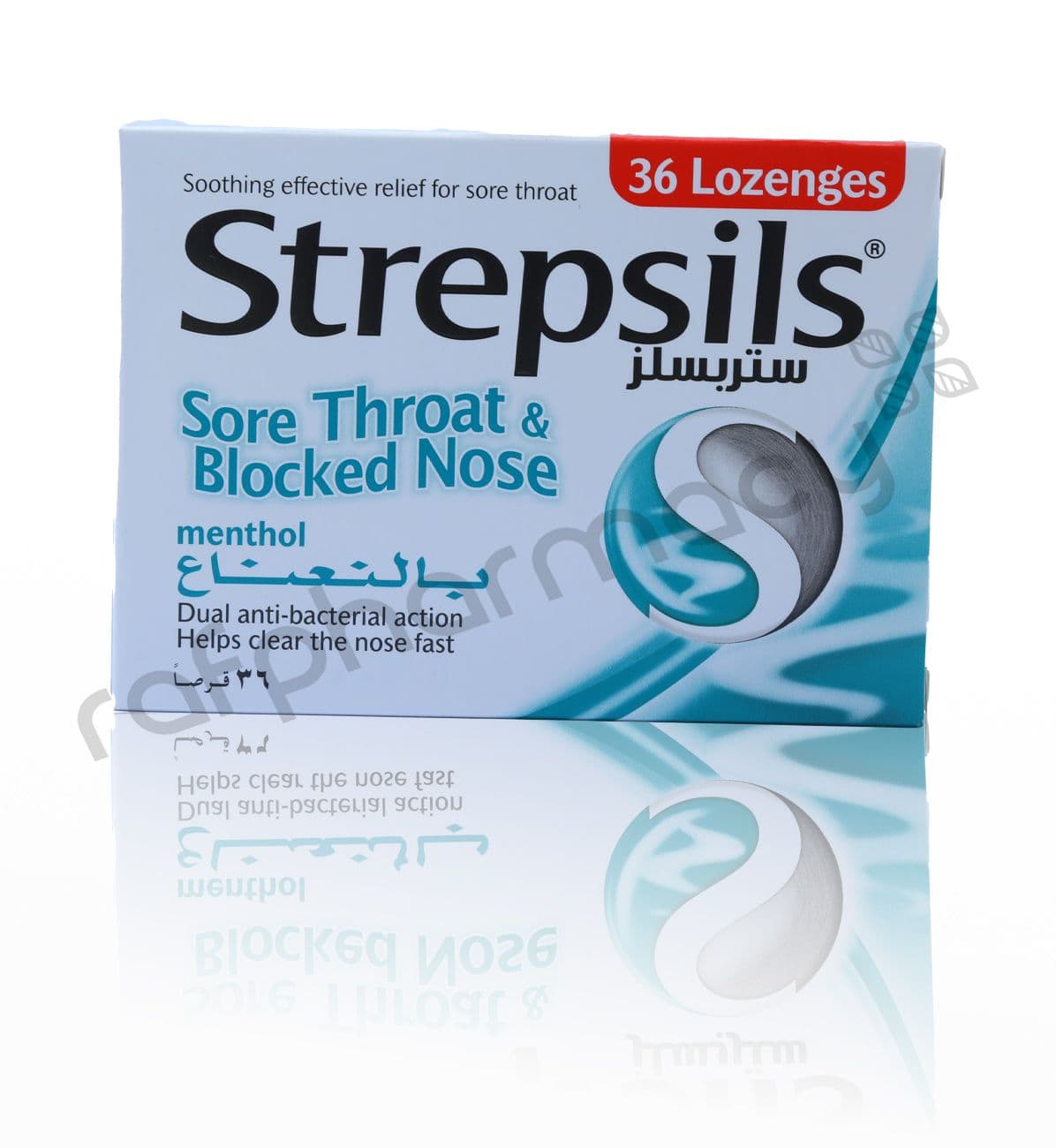 Strepsils Sore Throat&Blocked Nose Loz 36'S