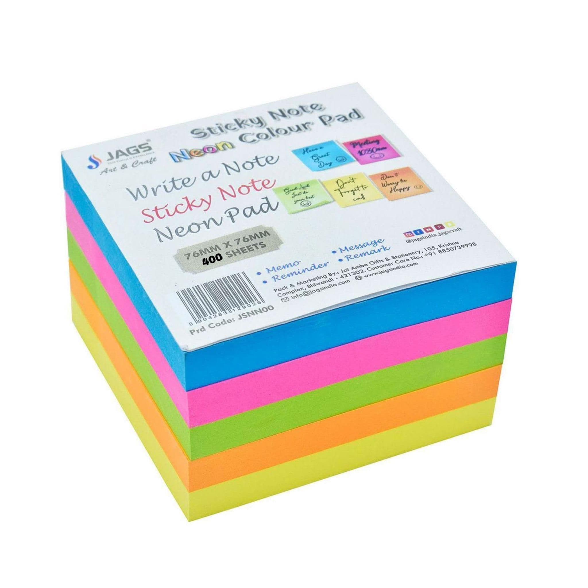 Stick Notes Multi-Colour 400 Sheets 7676-400