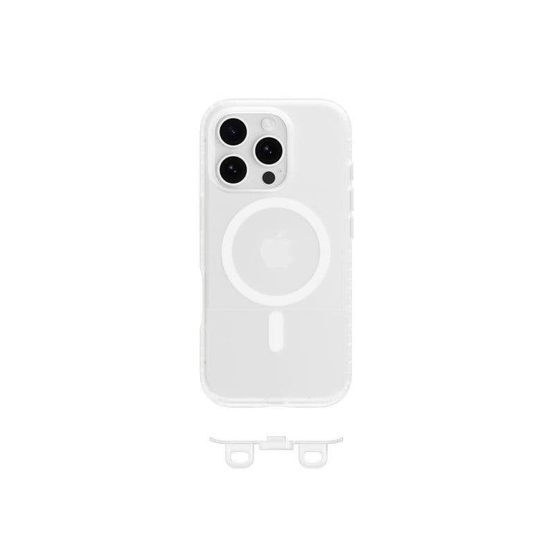 Mageasy Vibrant Magsafe Shockproof Protective Case For 2024 Iphone 16 Pro, 16 Feet Drop Protection Transparent