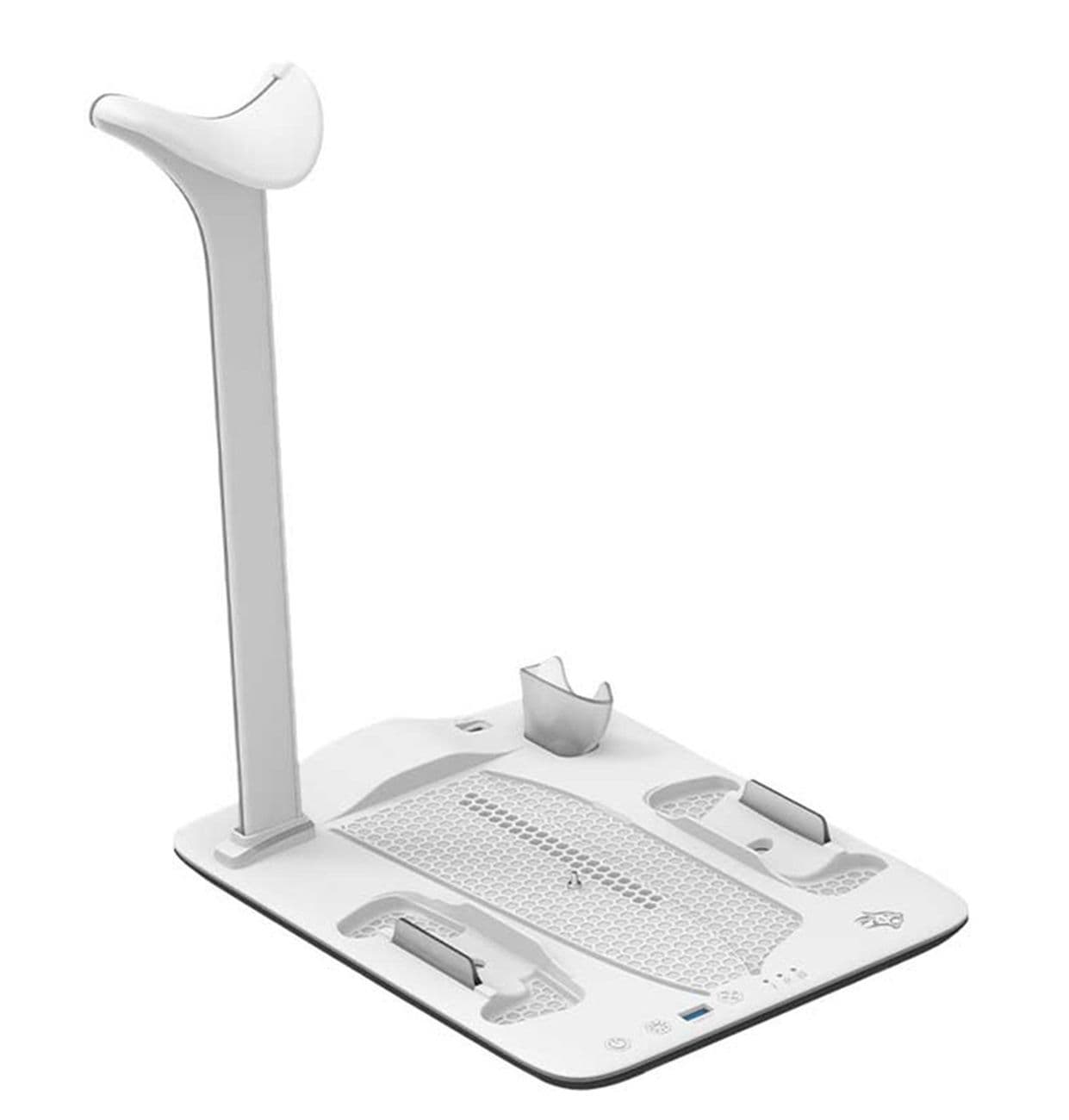 Porodo Stand & Charger For Playstation 5 Slim Controller / Magnetic / White