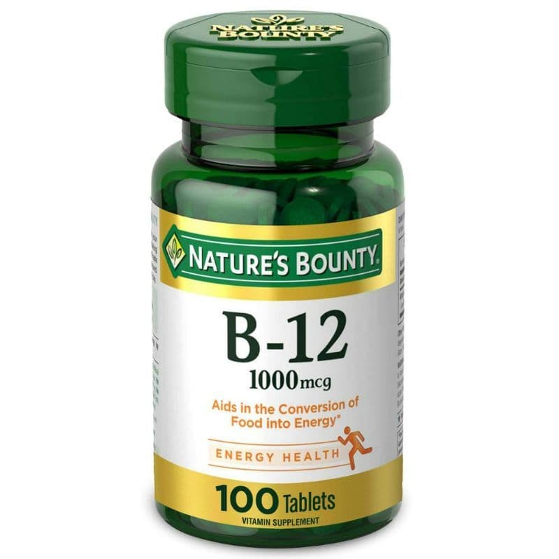 Natures Bounty Vit. B-12 Tablet 1000 Mcg 100 PC