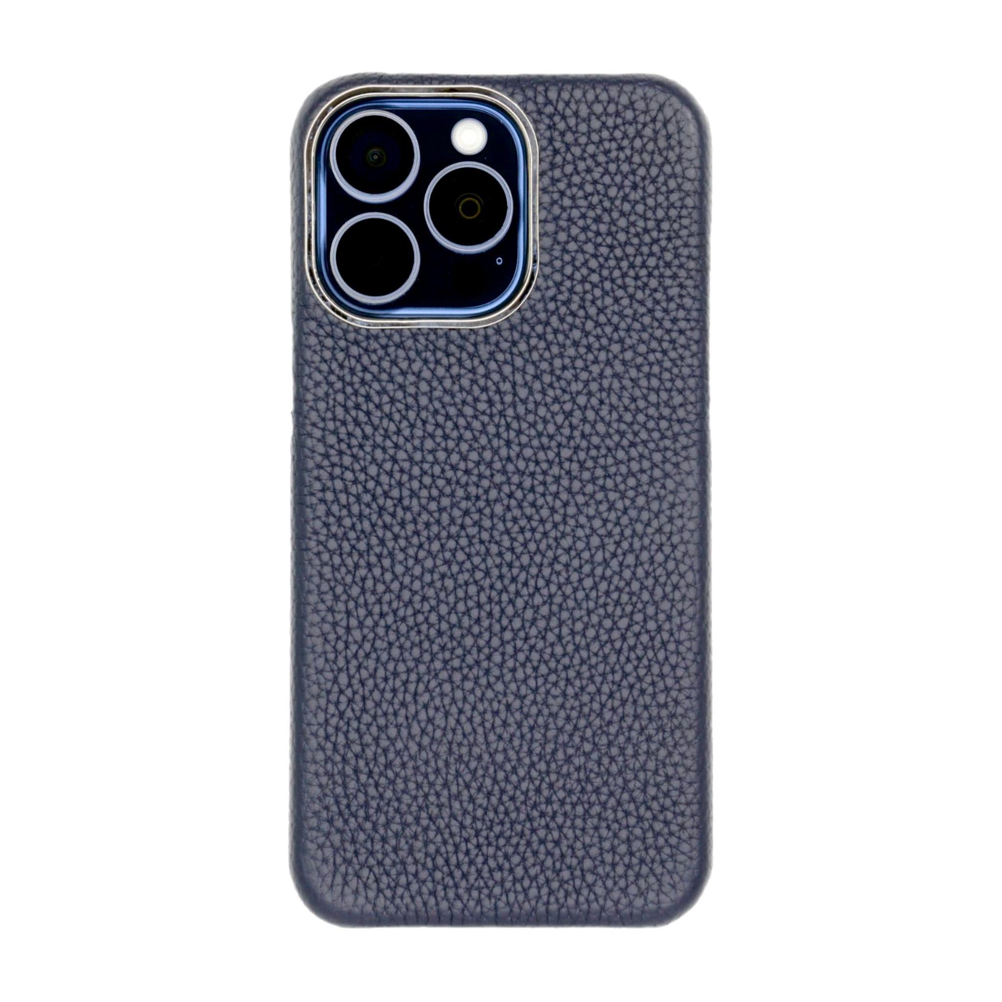 Gs Dark Blue Cover Genuine Togo Leather With Magsafe- Iphone 12 Pro Max