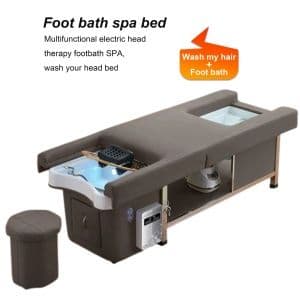 Shampoo Bed Trend With Pedicure 2 In 1- Grey