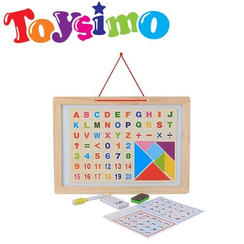 2 In 1 Educational Puzzle Board 33X22Cm