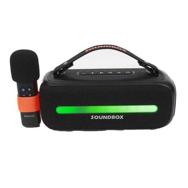 Porodo Soundtec Gala Portable Speaker & Mic Black