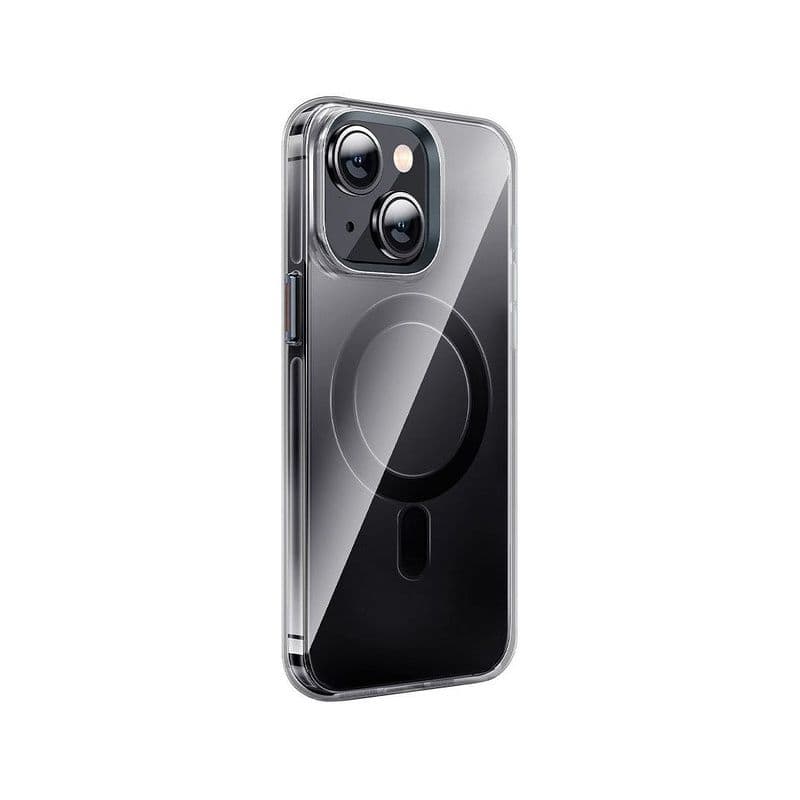 Hoco As3 Amber Magnetic Protective Case For Ip15 Transparent Black