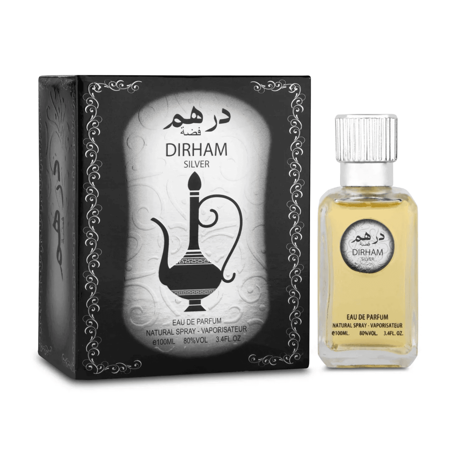 Dirham Silver Best Fragrance For Men 100Ml Eau De Perfum