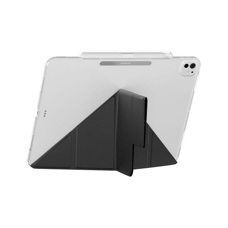 Mageasy Facet Case With Pencil Holder For 2024 Ipad Air 13"/2022~2018 Ipad Pro 12.9"-Black