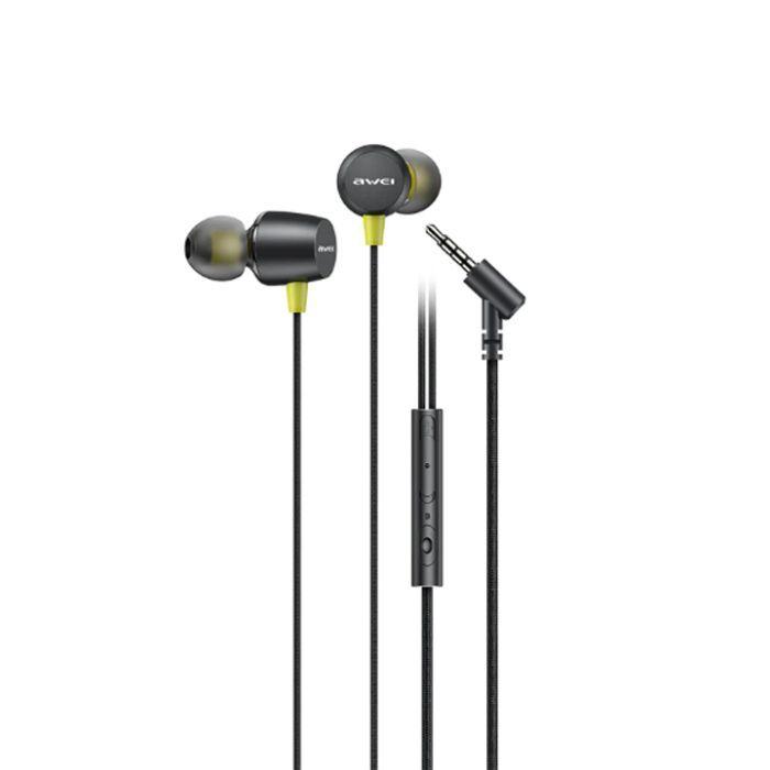 Awei L5 Mini Stereo Wired Earphone - Black