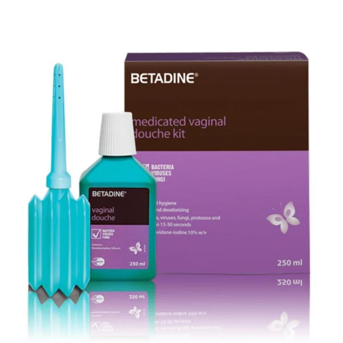 Betadine Vaginal Douche Kit 250 Ml