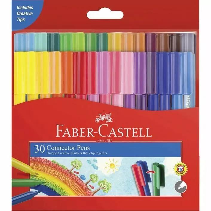 Faber-Castell - Connector Pens - Pack Of 30