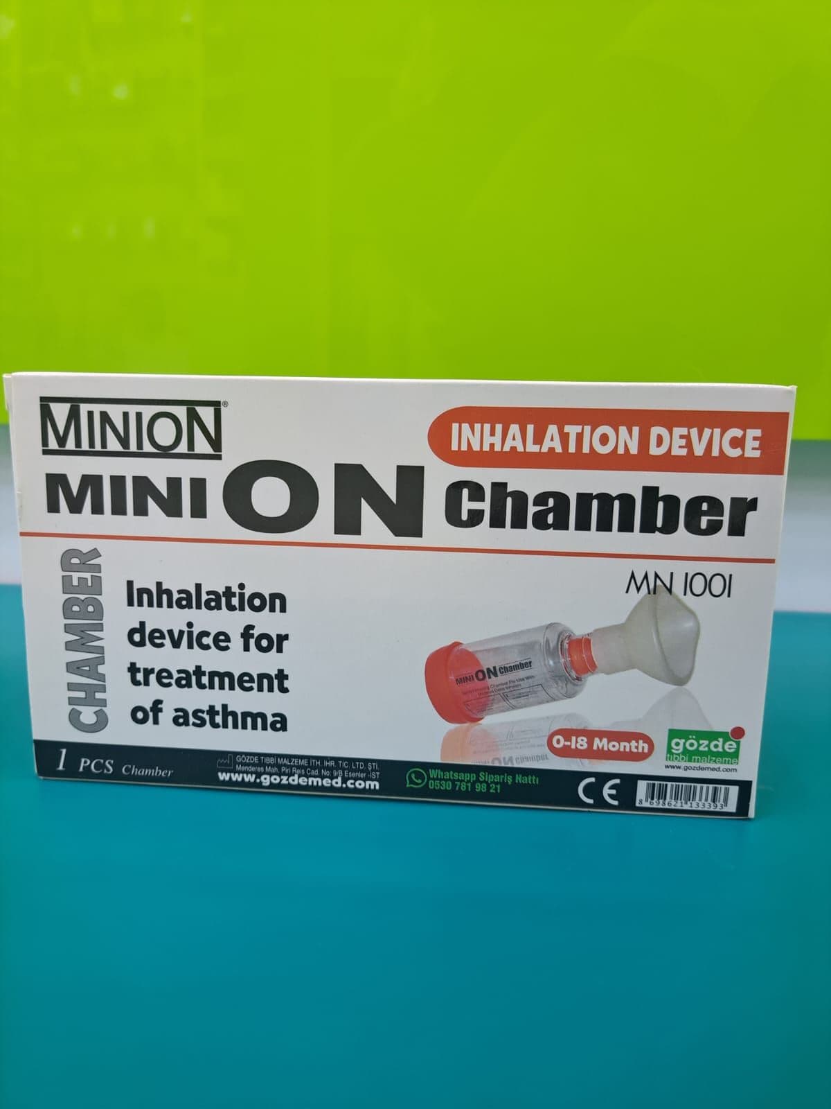 Minion Inhalation Device Chamber 0-18 Mnth