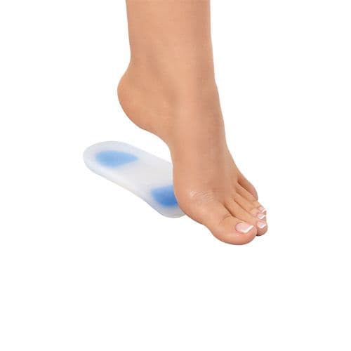 Luxor Silicone Insole 3/4 Small Foot Silicone Pad  1 Pair