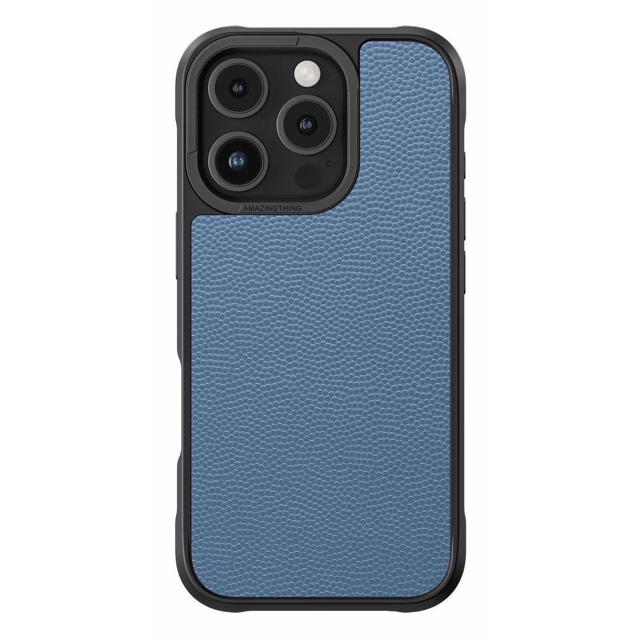 Amazingthing Glamour Case For Iphone 16 Pro / Support Magsafe / Drop-Resistant / Blue