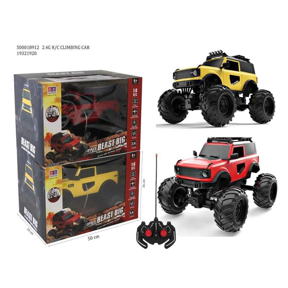 Remote Control Climbing Car Beast Big Red No.11208 No.17544