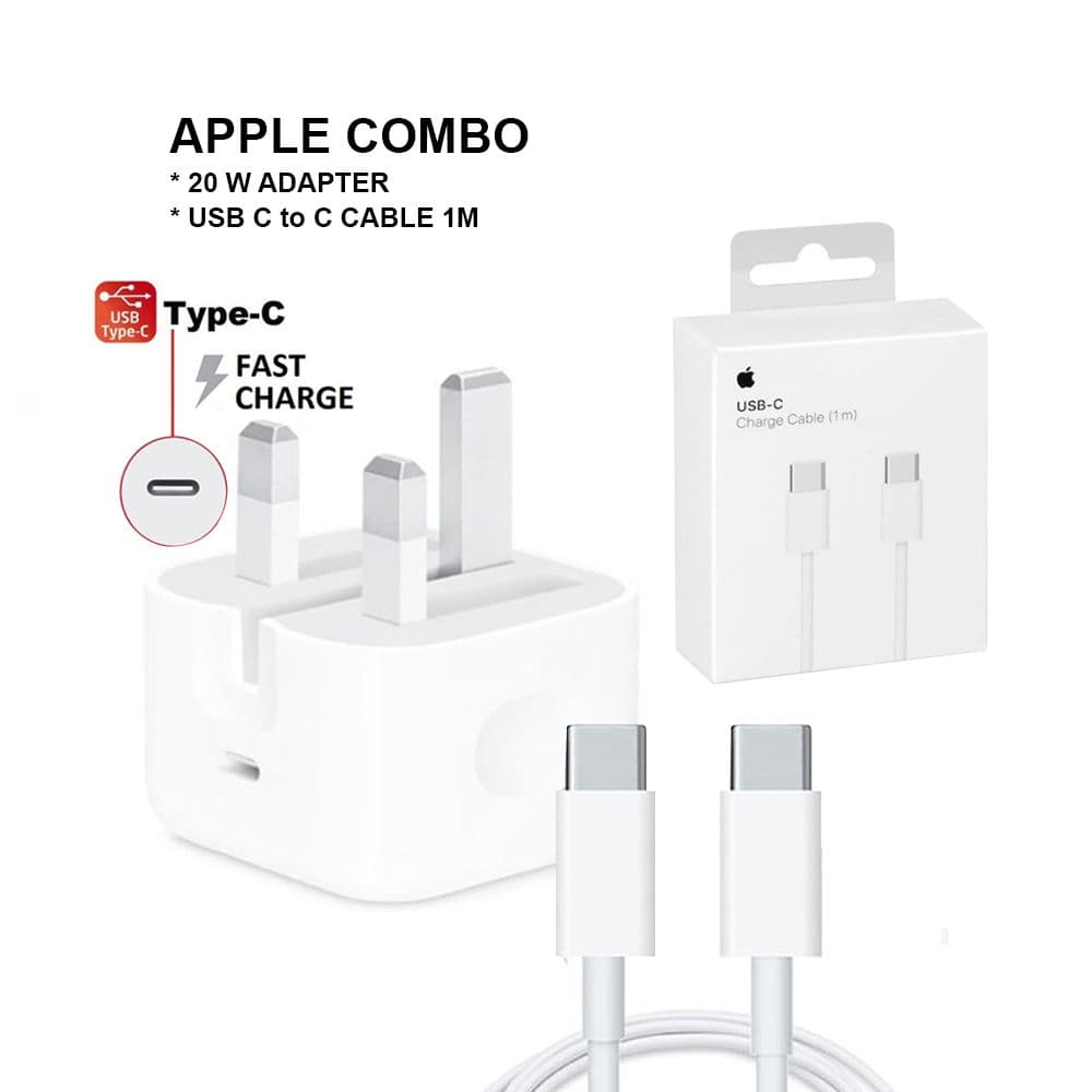 Iphone Original 20W Usb C Power Adapter And Iphone Usb C To Usb C 1M