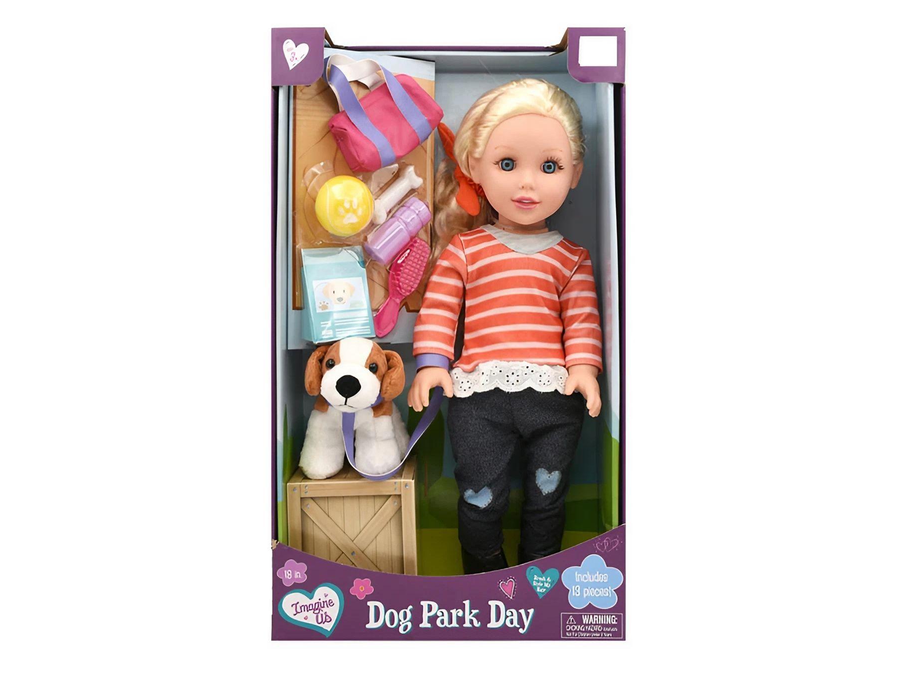 Baby Maziuna Imagine Us Dog Park Day Doll Playset (45.72 Cm)