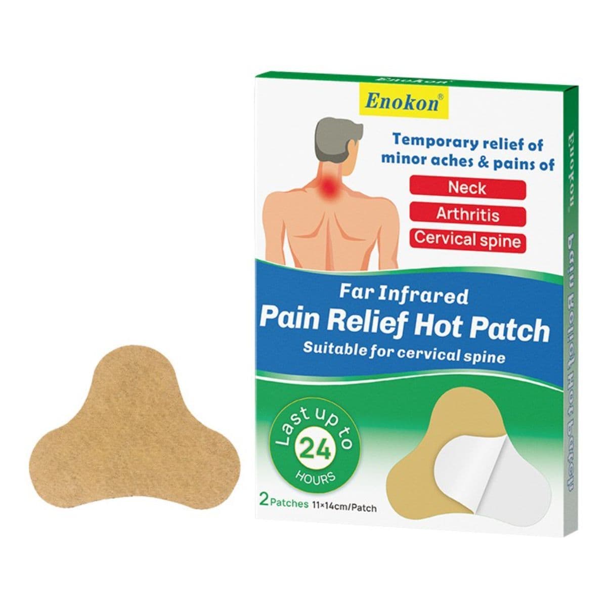 Enokon Far Infraredpain Relief Heat Patch 11X14 6Patch 6PC