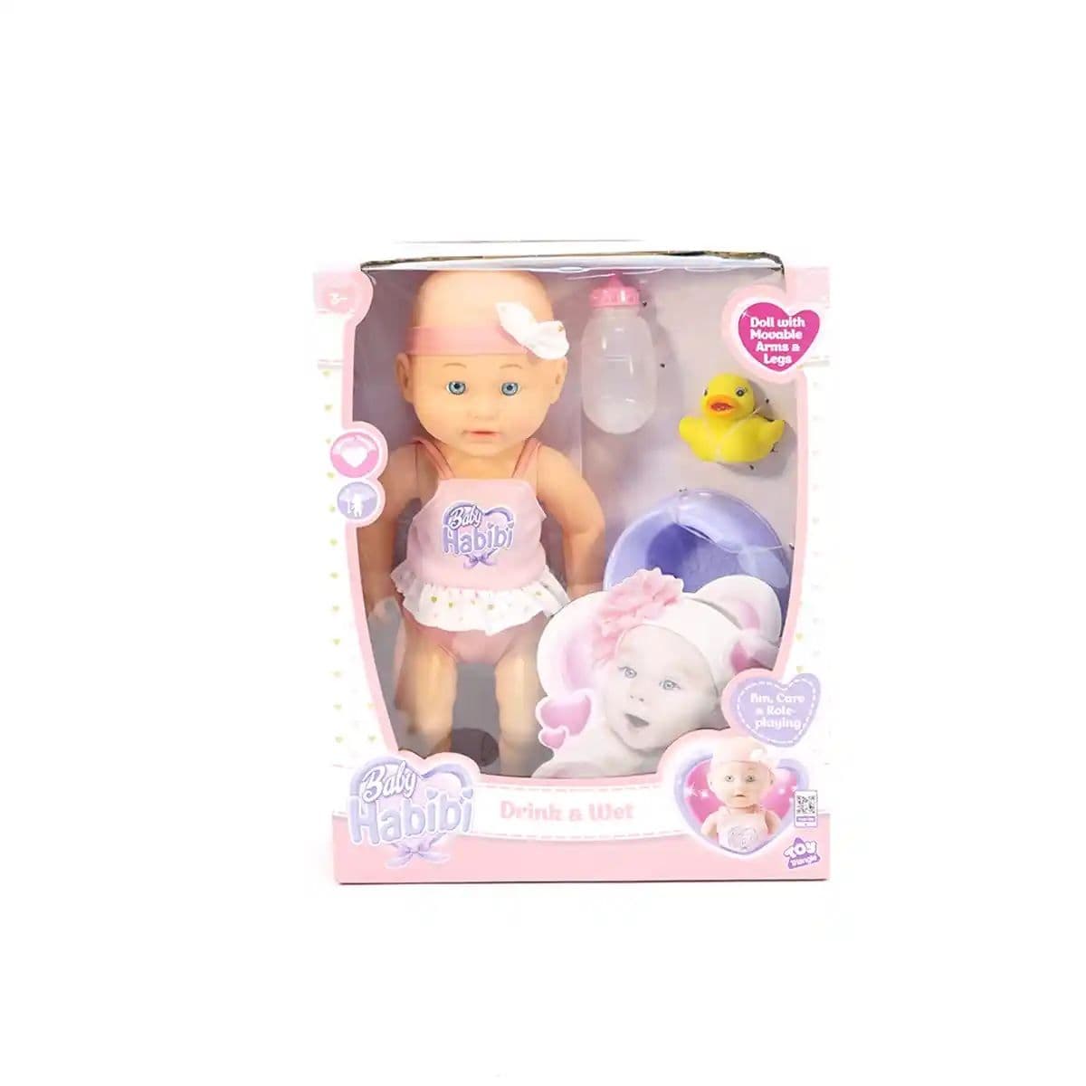 Baby Habibi Doll Drink & Wet 14"