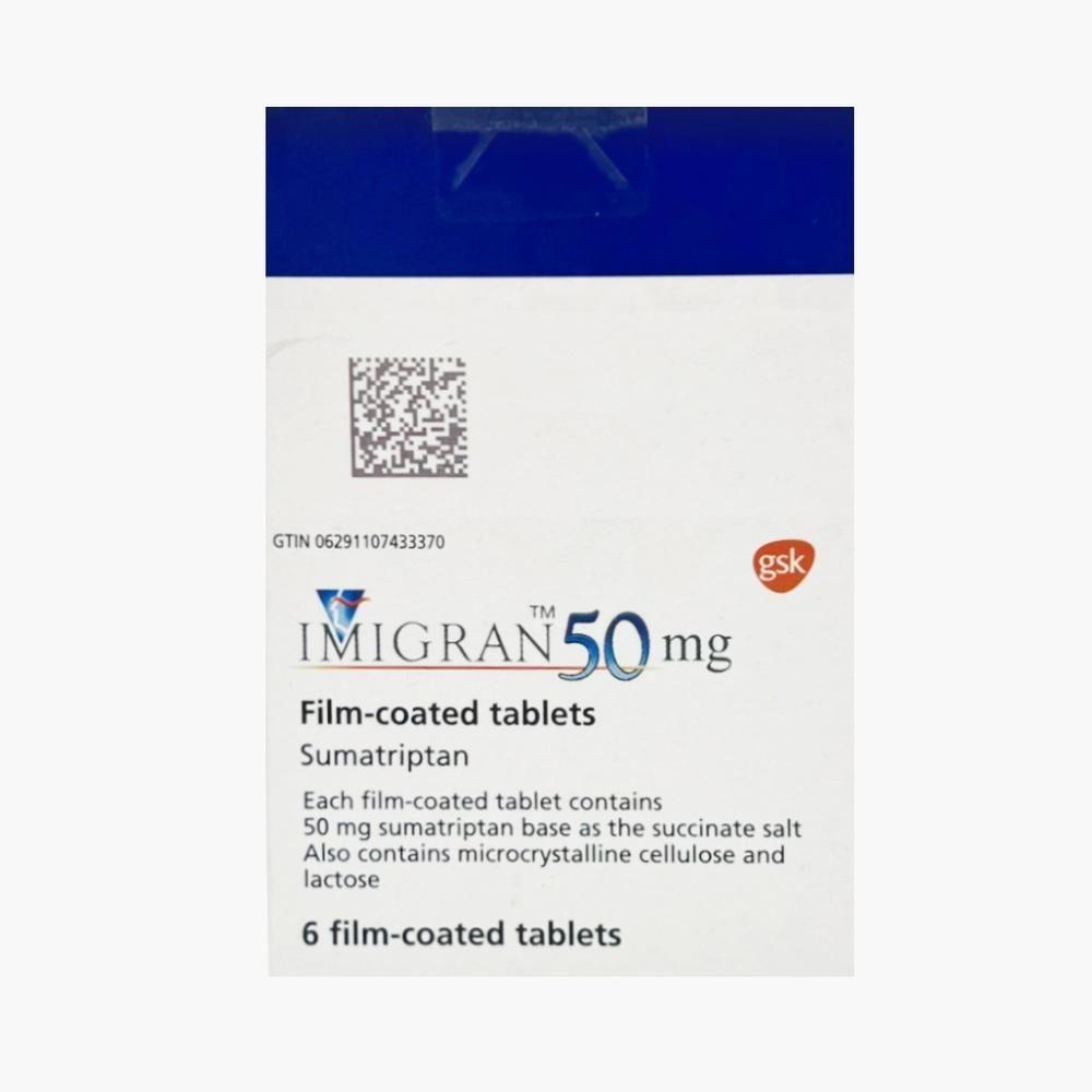 Imigran 50Mg Tab 6'S