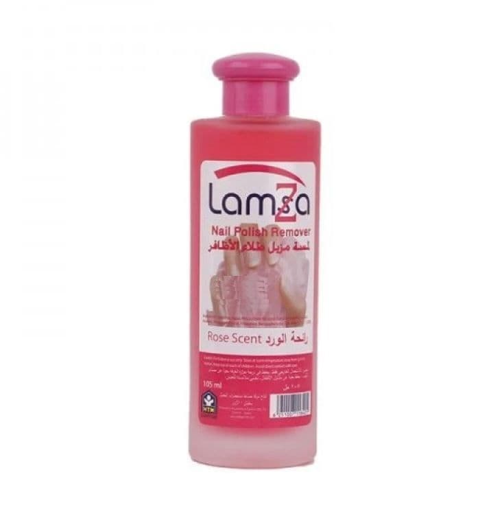 Lamsa Nail Polish Remover Rose Scent 105 Ml